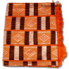 Tissu Baoulé "Nankanfian" orange